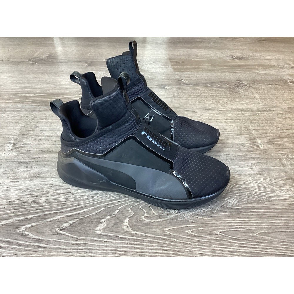 Puma Factory Women's Fierce Quilted Mesh Black Cross-Trainer Sneakers US Size 7